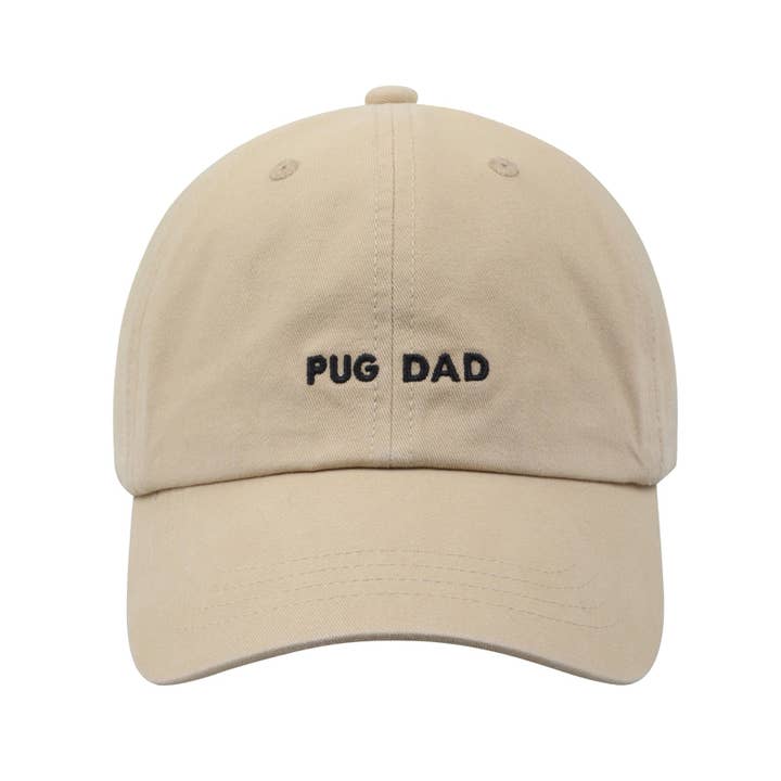 HATPHILE - Wholesale Baseball Cap - Men's - Hatphile Pug Dad Soft Baseball Cap