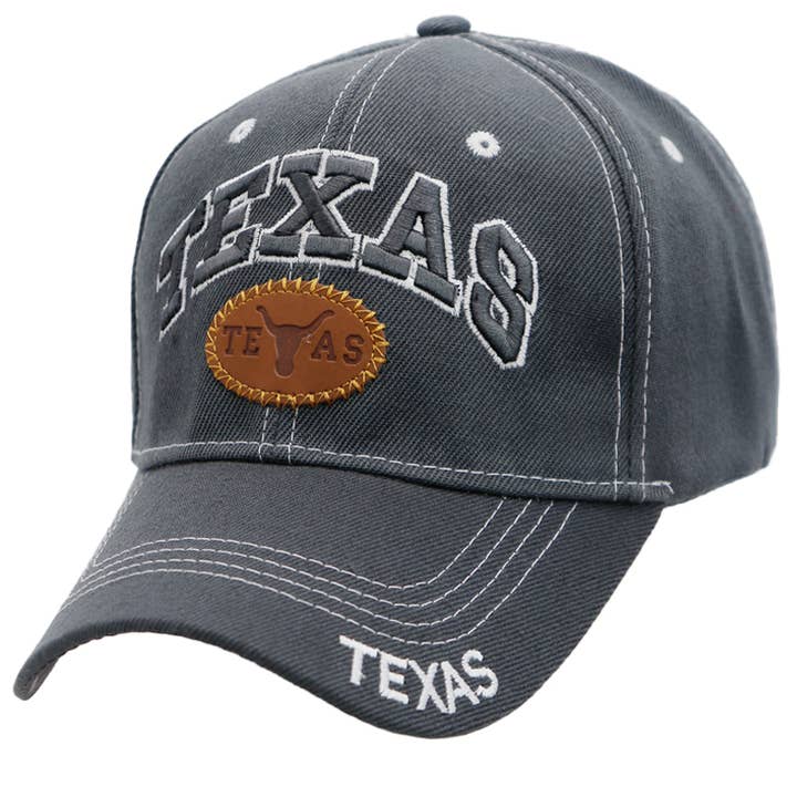 Cap Zone – Großhandel Basecap – Unisex – Texas Arc-Logo-Baseballkappe mit kontrastierender Naht6