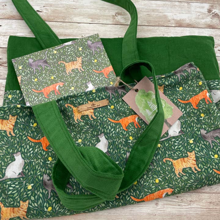 Samantha Hall Designs - Wholesale Tote Bag - Women's - Cat Tote Bag2