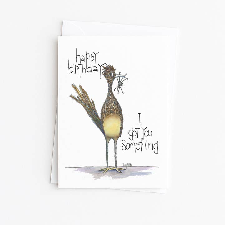 Southwest Road Runner Spider | Birthday Card for wholesale by Zinnia Sky Studio LLC