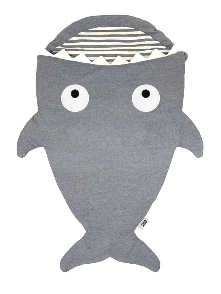 Saco Tiburão para bebé - ganga - riscas por atacado de Baby Bites