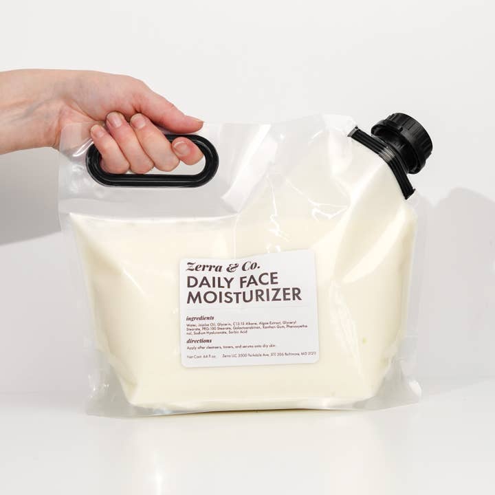 Zerra & Co. - Wholesale Facial Moisturizer - Bulk Daily Face Moisturizer | Zero Waste Skincare Refill2