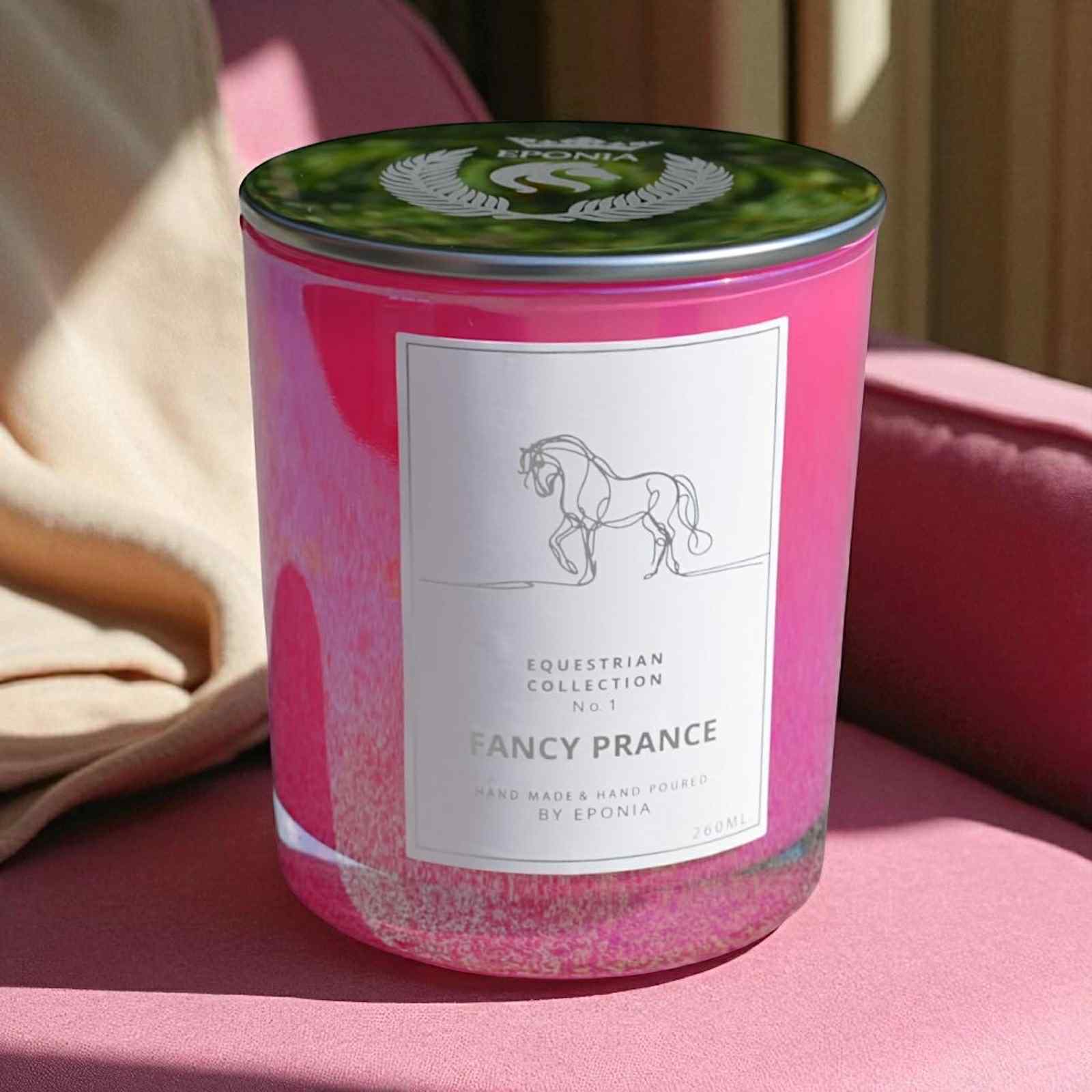 EPONIA EQUESTRIAN LIFESTYLE - Wholesale Jar/Filled Candle - Scented Candle  - Fancy Prance - Equestrian Collection 260ml3