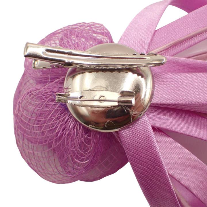 Finecy In Small Flower Feather Hair Hat Fascinator Headband Clip Wedding Royal Ascot Race Navy - Foto 9