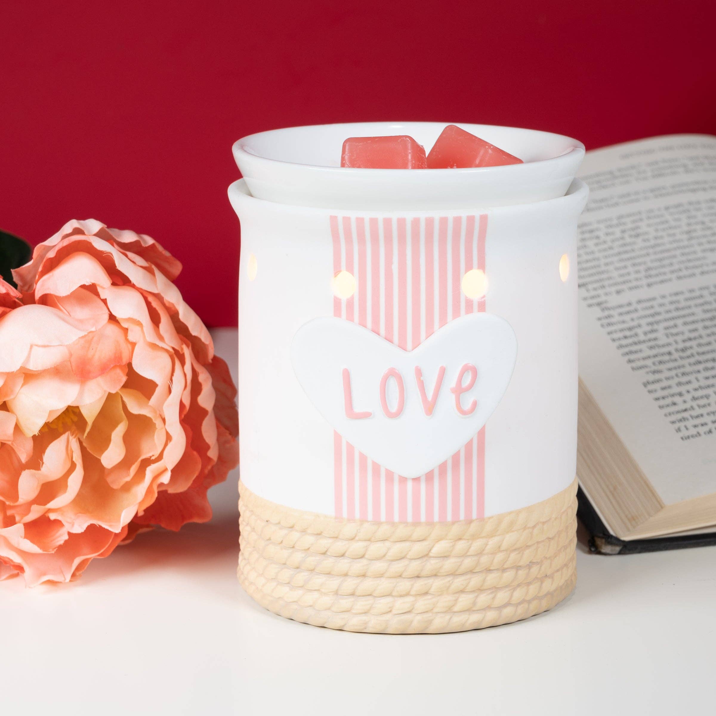 ScentSationals - Wholesale Wax Warmer - Valentine's Day Love Fragrance and Wax Electric Warmer1