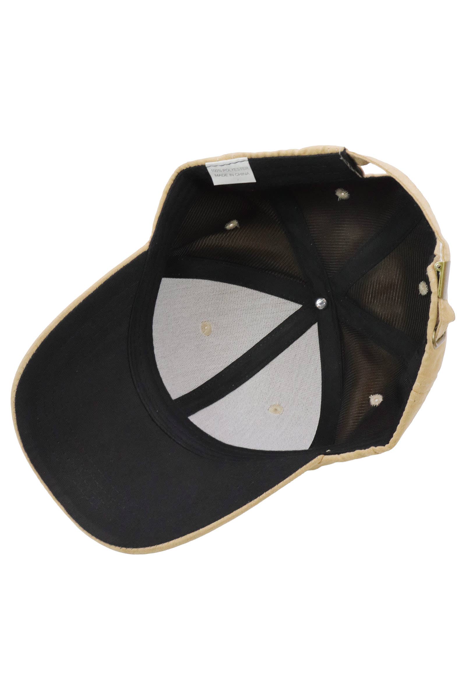 Cap Zone - Wholesale Baseball Cap - Unisex - Faux Suede Buckle Strap Back Baseball Cap2