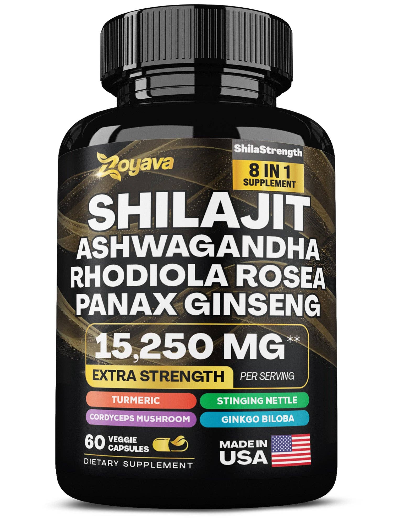 Zoyava - Wholesale Oral Supplement/Vitamin - Shilajit Power ShilaStrength Blend - 15,250MGs0