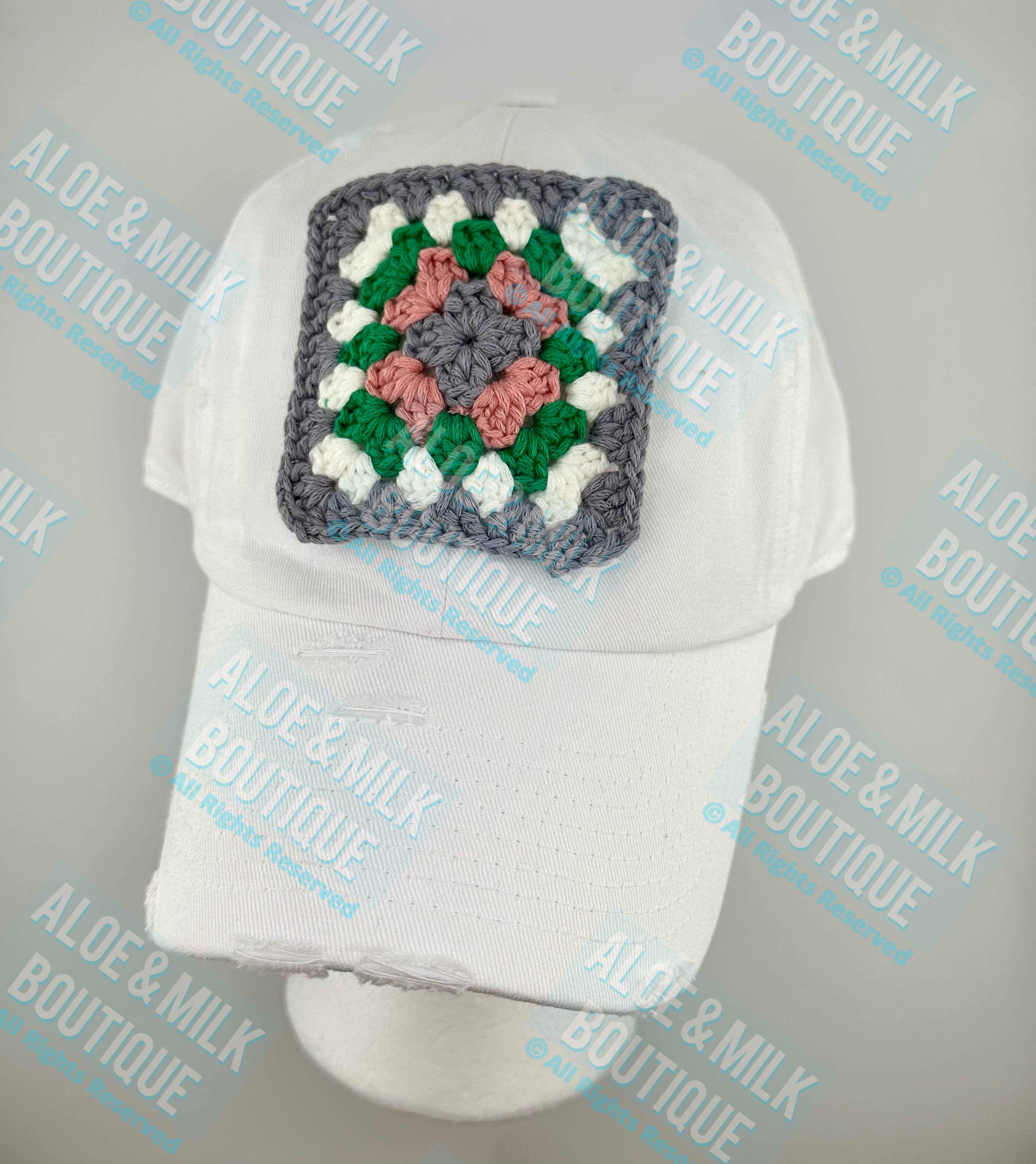 Aloe and Milk Boutique - Wholesale Patch - Crochet Granny Square Earth tone, granny square, coasters9