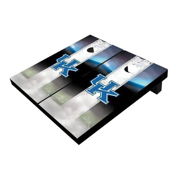 Kentucky Wildcats Field White V2 All-Weather Cornhole Set for wholesale by Skip's Garage