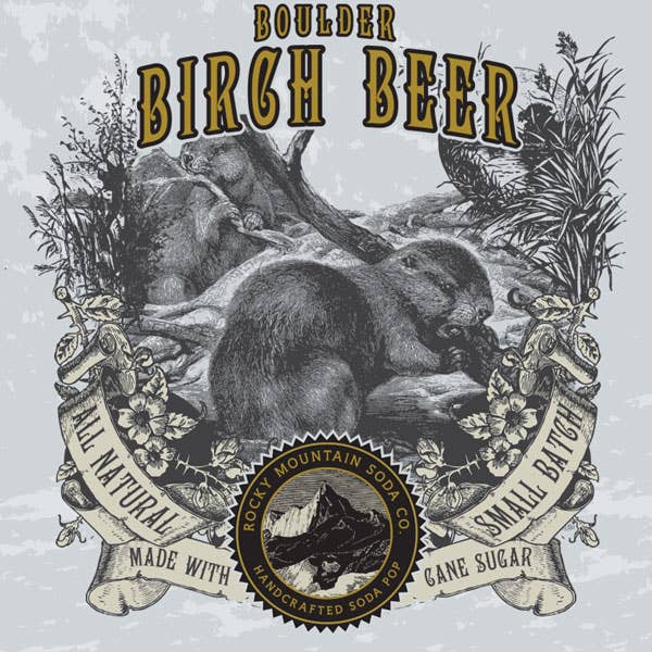 Boulder Birch Beer — soda au bouleau (bag-in-box) pour la vente par Rocky Mountain Soda