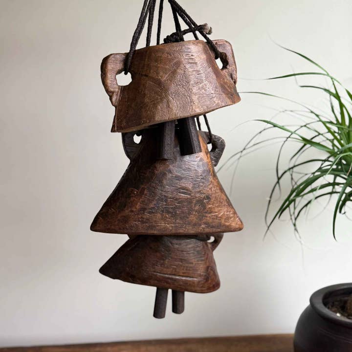 Kuhglocke aus Holz für den Großhandel von Project Kalaa