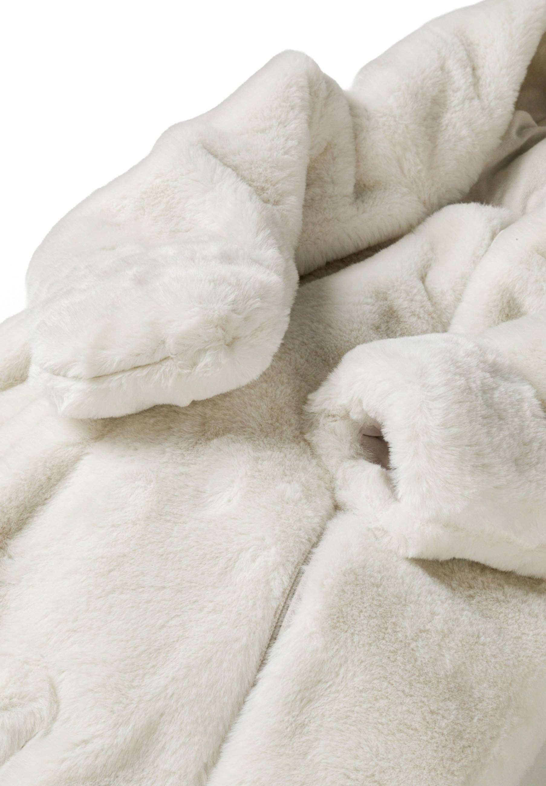 off-white Babydräkt i fuskpäls med 3D-öron kräm 0-24m för wholesale på Faire3