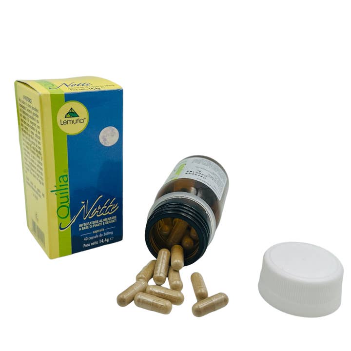 Lemuria - Wholesale Oral Supplement/Vitamin - Food Supplement for Night Rest - QUILIA NOTTE 40 Caps1
