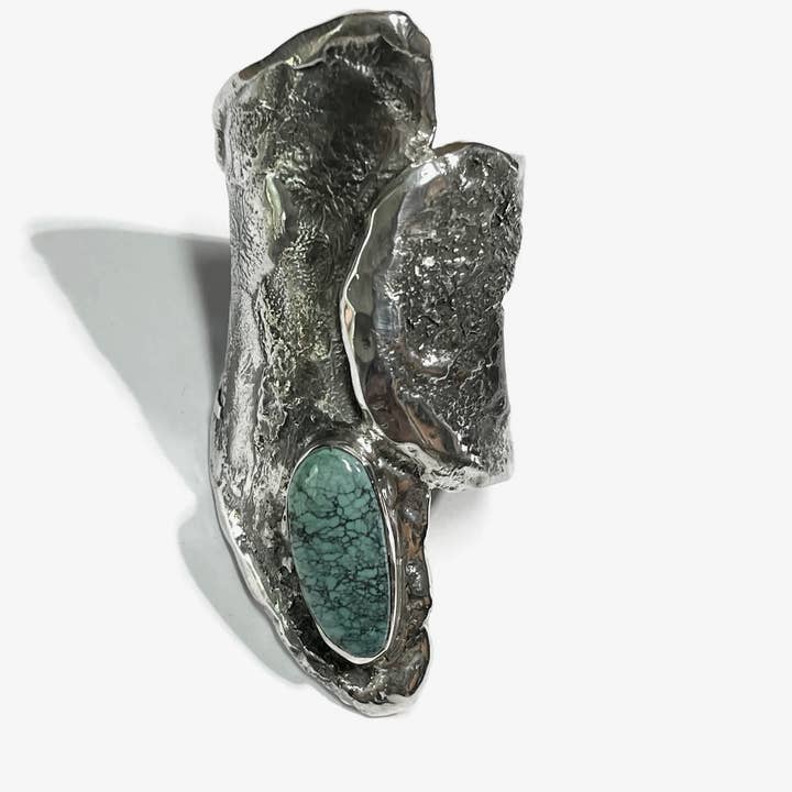 Ladies Turquoise Statement Stone Ring for wholesale by Tamara Kelly Designs