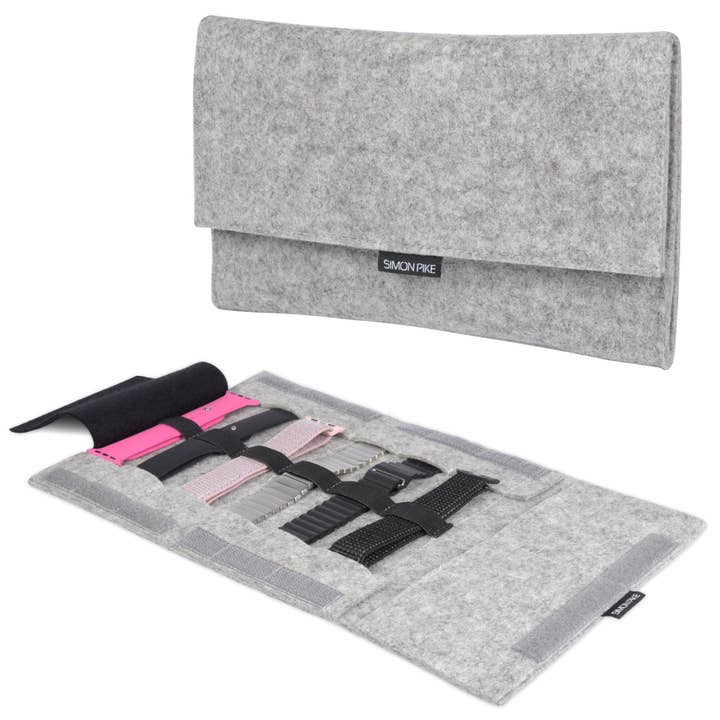 Bolso de fieltro de lana gris «St. Louis» para venta al por mayor de Simon Pike