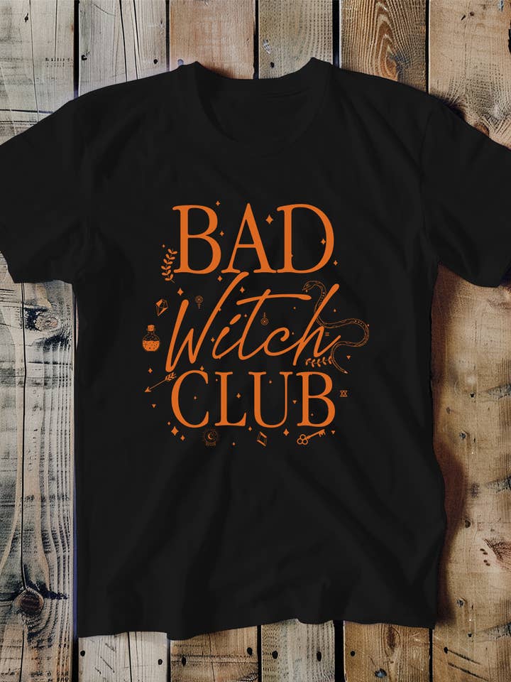 Bad Witch Club Unisex Tee for wholesale by Swift Retail