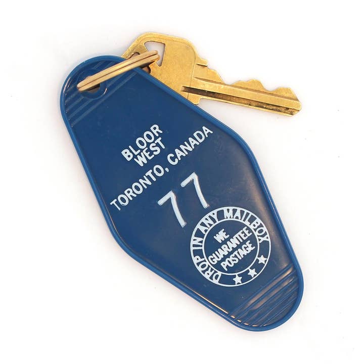 Bloor West Keychain for wholesale by Smitten Kitten