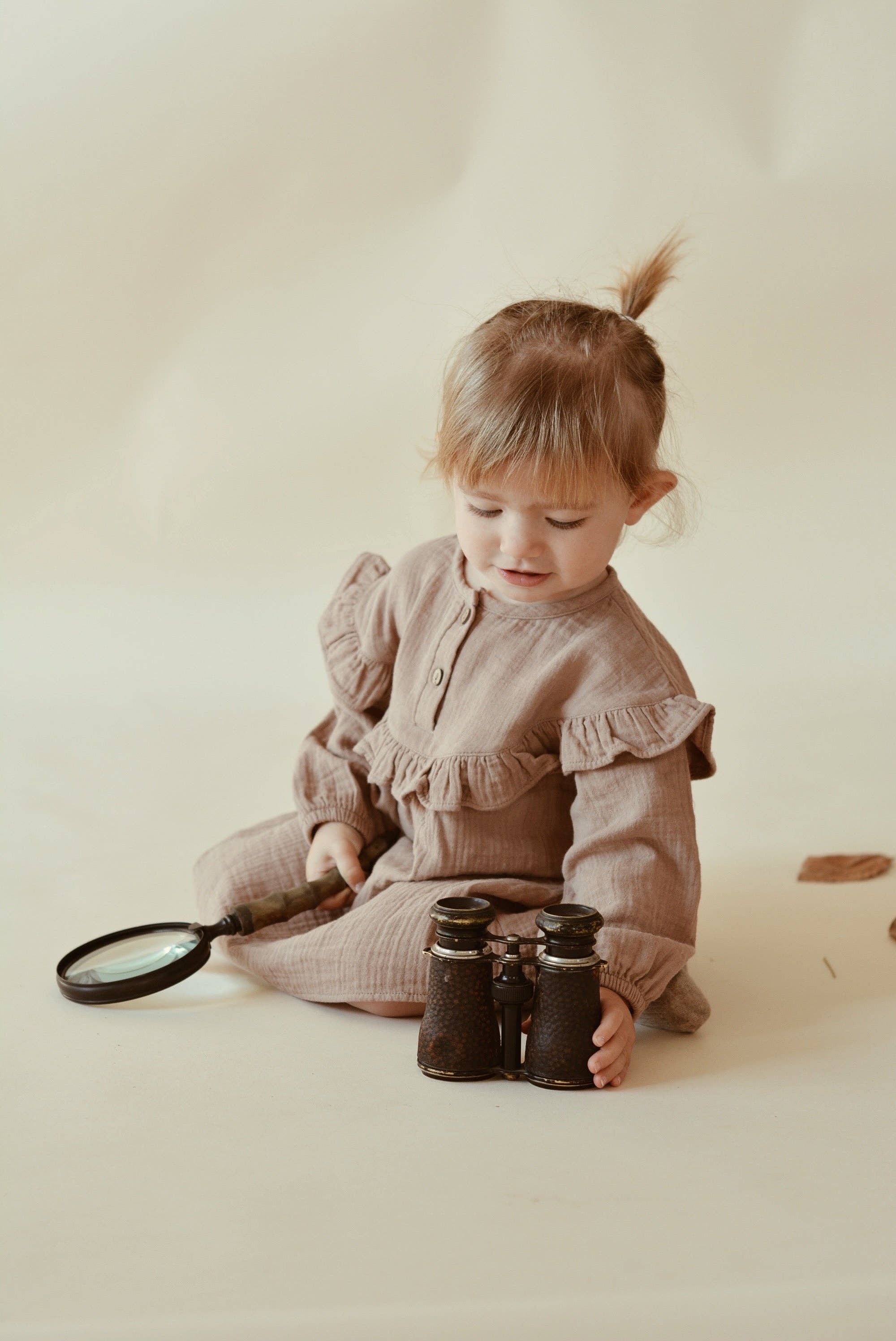 Eli & Nev (we cover U.S. import duties) - Venta al por mayor Vestido - Bebé - Vestido de manga larga para bebé/niña de muselina 100 % algodón6