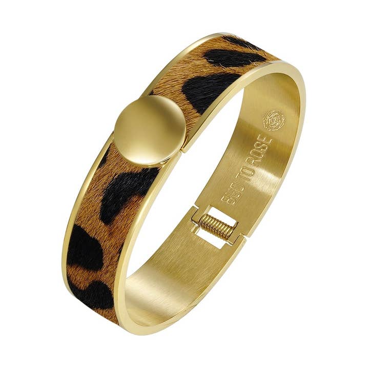 Capri Leo Large Bracelet Gold for wholesale by Bud To Rose