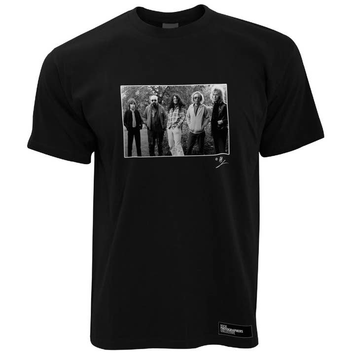 Camiseta masculina Gillan com retrato de banda completa AP por atacado de Rock Photographers Collective