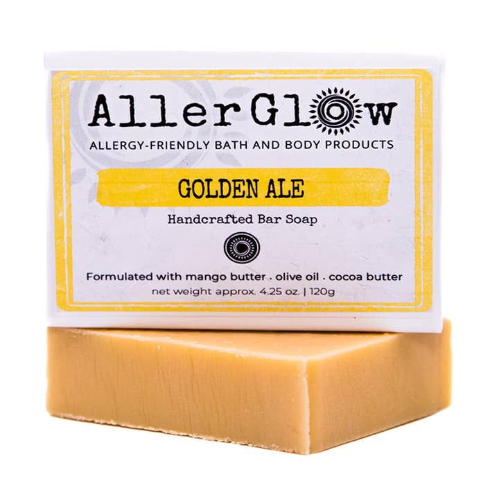 Golden Ale Soap for wholesale by AllerGlow