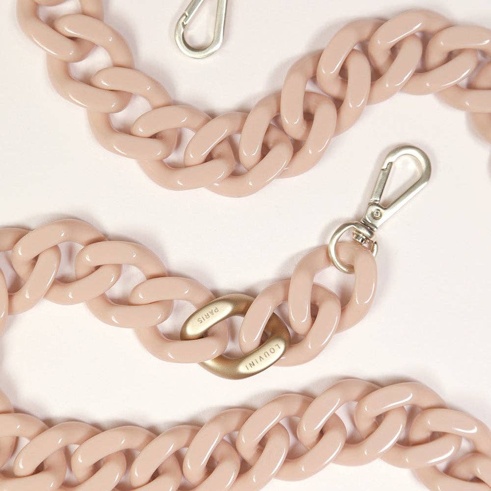 Louvini Paris - Wholesale Bag Strap - Women's - CHAINE ZOE - NUDE1