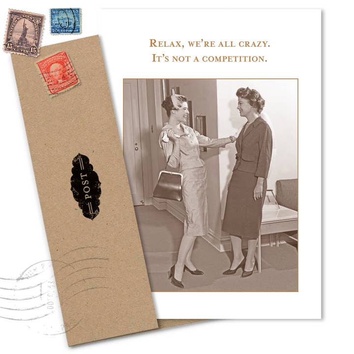 Shannon Martin Design - Wholesale Birthday Card - We're All Crazy Birthday Card