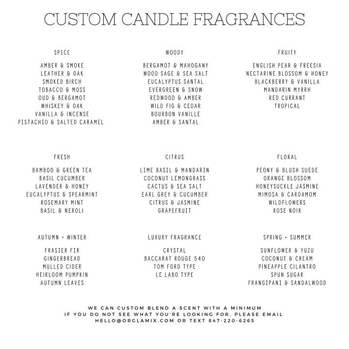 Orglamix - Wholesale Travel candles - Private Label Soy Candle Samples | Custom - Personalized 1