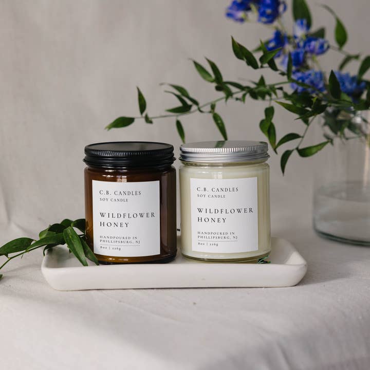 Wildflower Honey Candle for wholesale by C.B. Candles