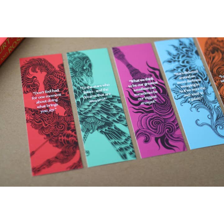 The Sticker Shop - Wholesale Bookmark - ACOTAR Inspired Bookmarks (set of 5)5