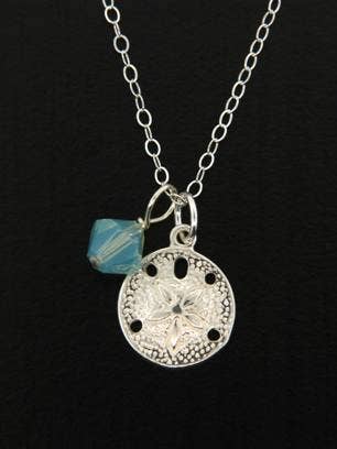 Sand Dollar Halsband med Crystal för wholesale av Sosie Designs