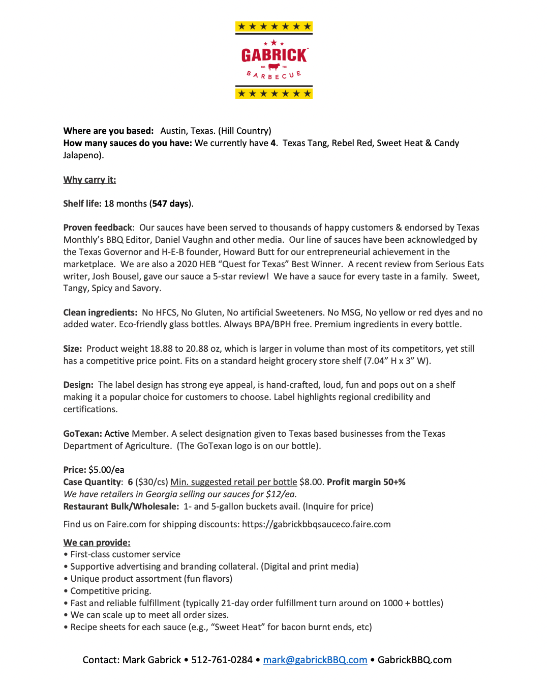 Gabrick BBQ Sauce Co. | Texas BBQ Sauce – wholesale BBQ sauce – Candy Jalapeño BBQ Sauce9