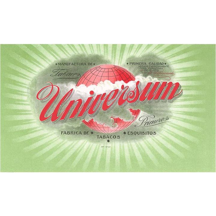 Found Image Press - Wholesale Postcard - Postcard FG-512 Universum Label