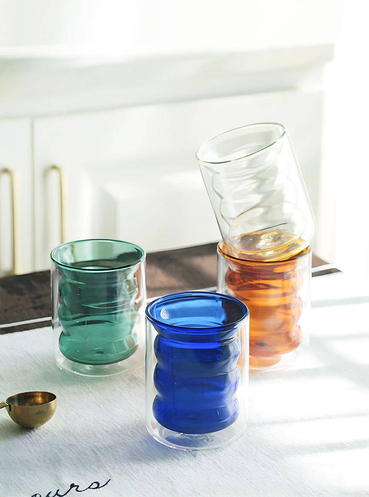 TUTU Home - Wholesale Drinking glass/cup - "Lanterne" Double-Wall Glass Cup 220ml – Borosilicate7