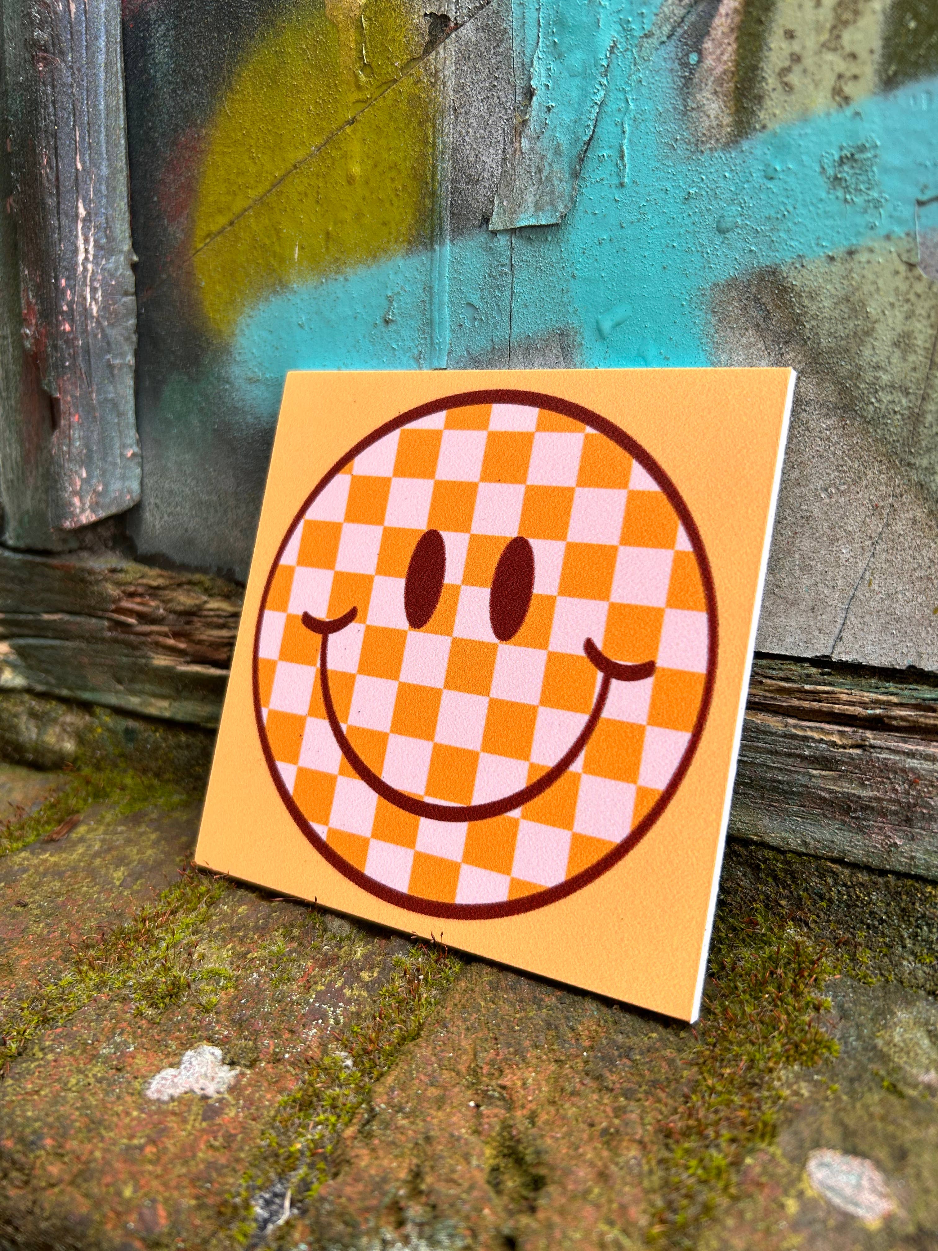 Lourens Exclusive - Wholesale Wall Sign - Forex tile 10x10cm - SMILEY - #1010300832