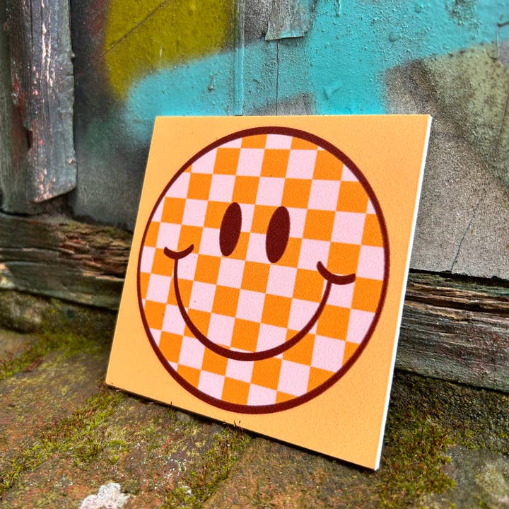 Lourens Exclusive - Wholesale Wall Sign - Forex tile 10x10cm - SMILEY - #1010300832