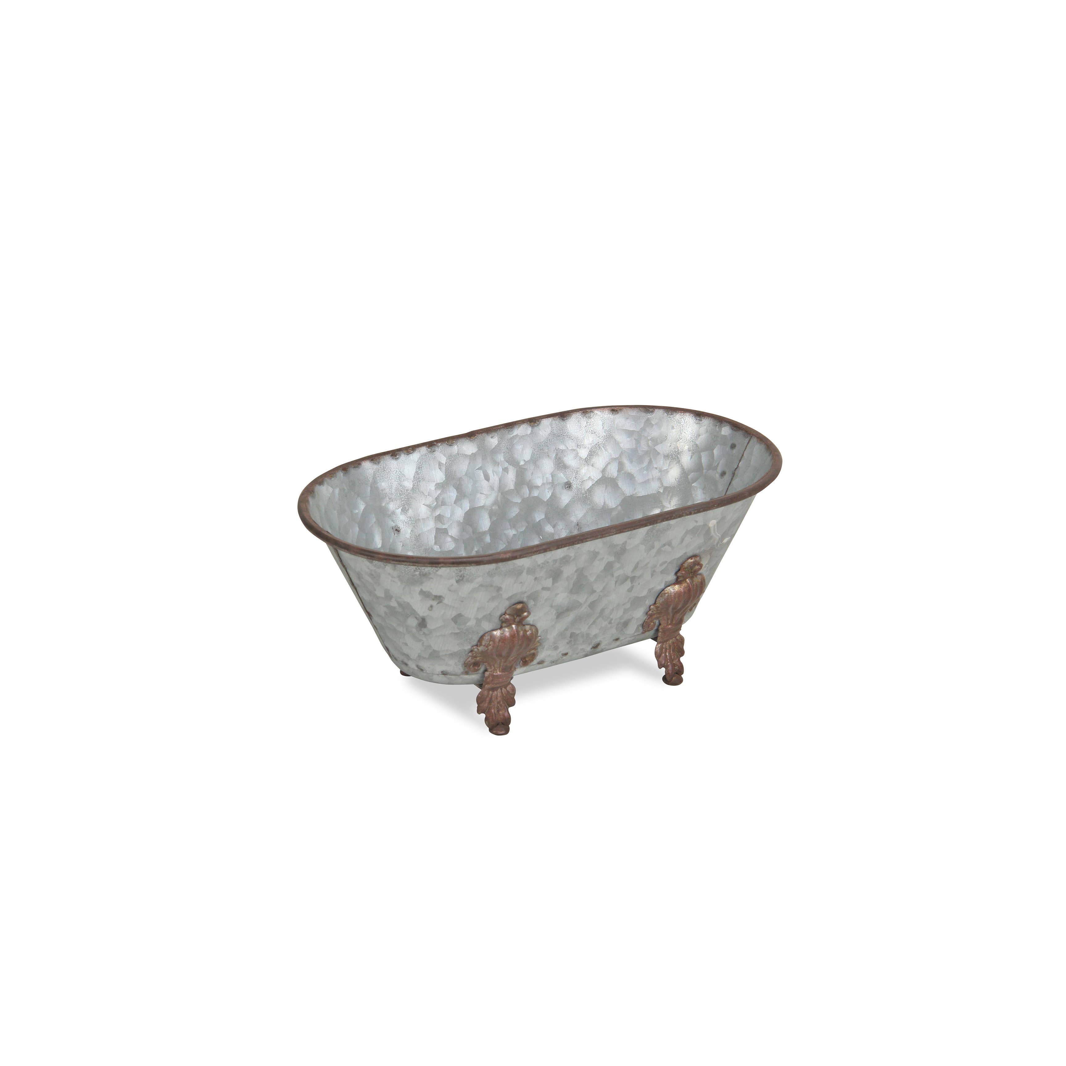 Cheungs Home Decor - Vendita all'ingrosso Decorazioni da tavolo - Decorazione Lavabo in Metallo Galvanizzato con Fiore di Lis6
