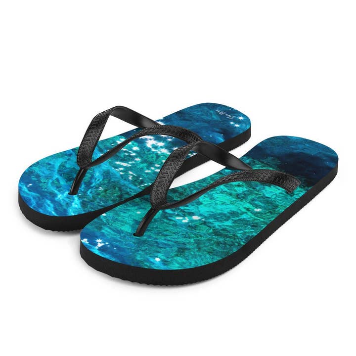 Rubber Slippers - Ocean Stars for wholesale by Sara Marie Hawai'i