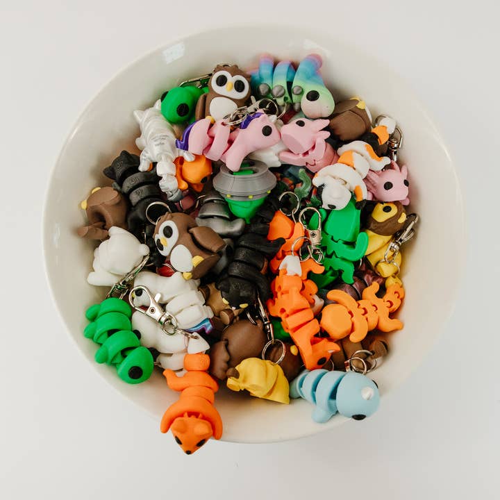 3D Printed Animal Keychains - Assorted Styles and other Purchase Wholesale 3d printed keychain. Free Returns & Net 60 Terms on Faire trending on Faire.