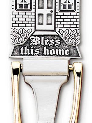Bless This Home..Door Knocker for wholesale by H.J. SHERMAN COMPANY, INC.
