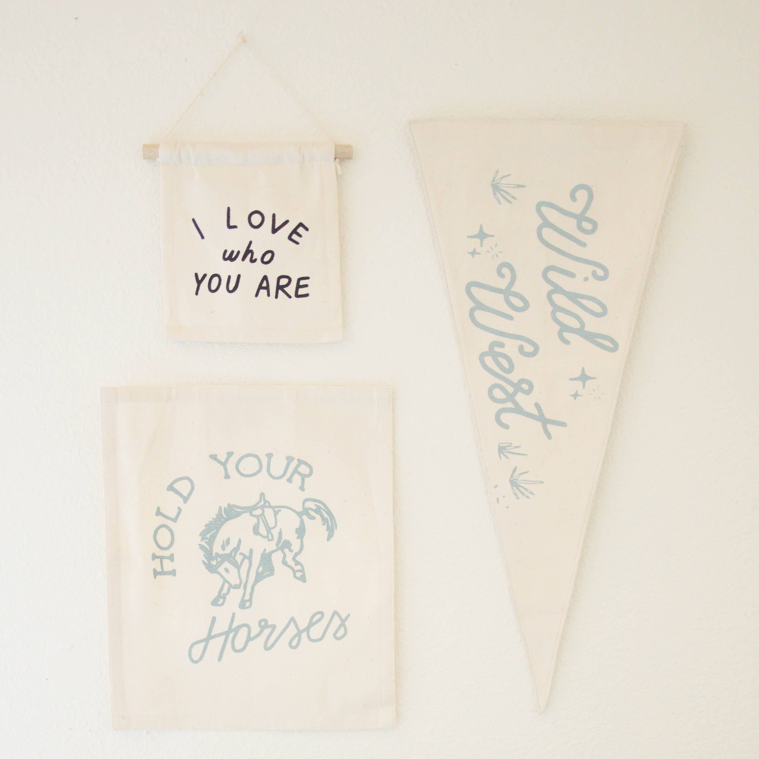 Imani + Kids by Imani Collective - Wholesale Sign - I Love Who You Are Canvas Hang Sign3