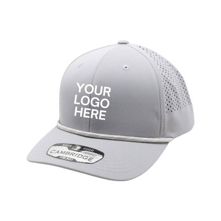 SD Merch Co. - Custom Embroidery - Wholesale Trucker Hat - Unisex - Laser Cut Rope Hat - Customizable