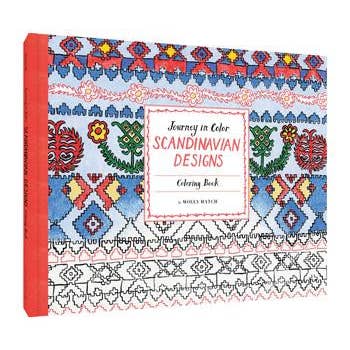 Chronicle Books - Wholesale Coloring Book - Adult - Journey in Color: Scandinavian Designs