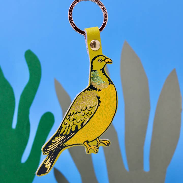 Ark Colour Design - Wholesale Keychain - Unisex - Feral Pigeon Key Fob