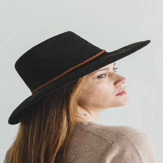 One and Only Accessories - Wholesale Fedora - Women's - Best seller Fashion Classic Wide Brim suede Hat New Color