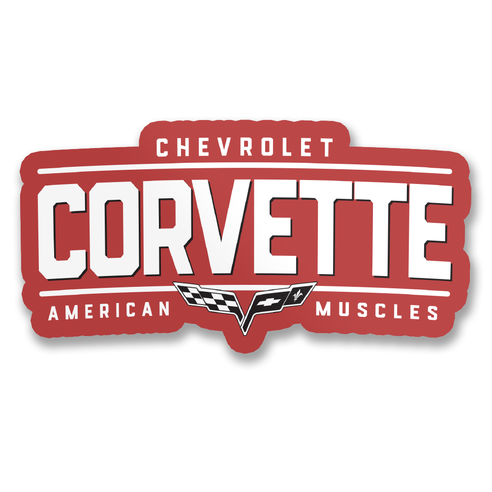 Hybris Production AB - Wholesale Sticker - Corvette - American Muscles Sticker0