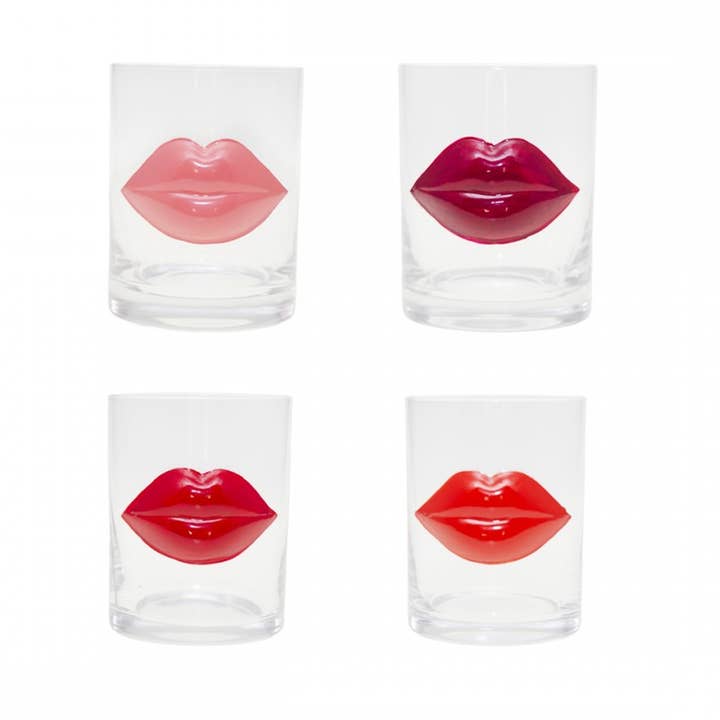 Kiss water glasses - set of 4 for wholesale by AULICA