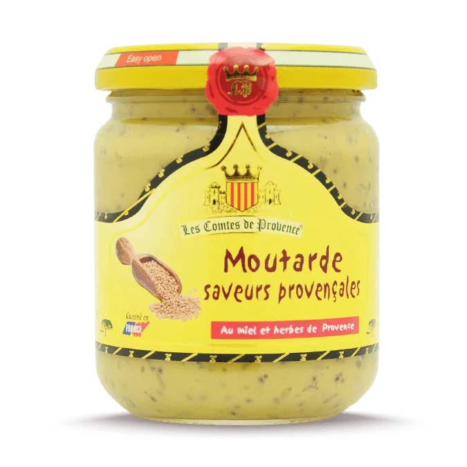 Moutarde saveurs Provençales pour la vente par Comtes de Provence