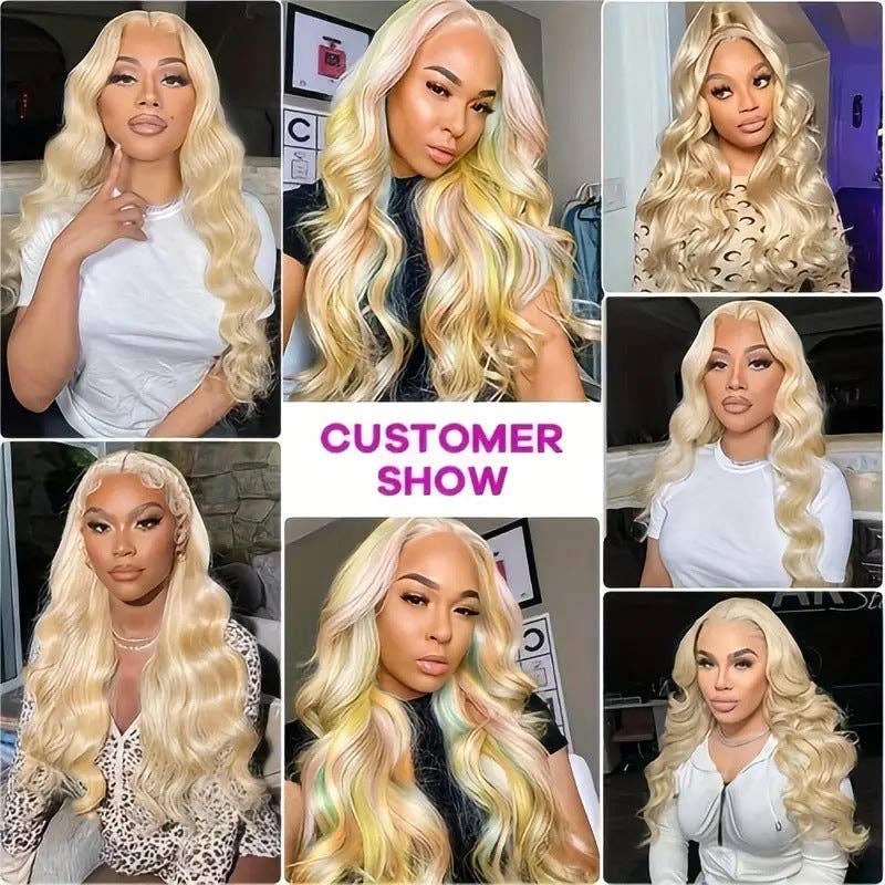 Hair Imports NYC - Wholesale Hair Extensions - Front Lace Synthetic Hair Wig for Women with Medium Parting, Big Waves, Long Curly Hair, Fluffy and Natural Full Head Cover3