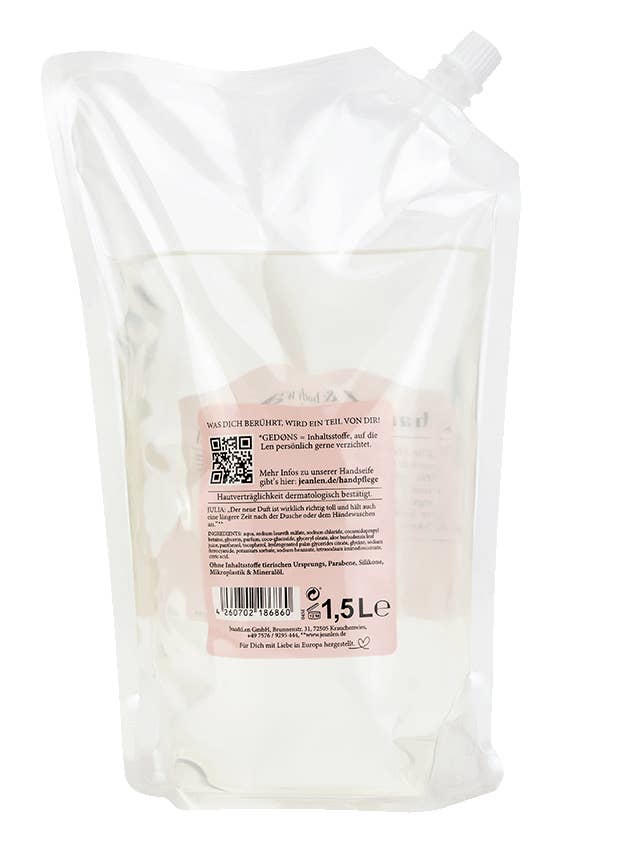 Sabonete Líquido Floral de Peônia e Lichi - Refil 1,5 L por atacado de Jean & Len